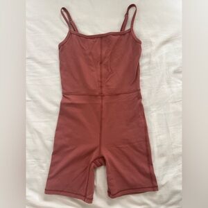Wilfred Free Active Romper in Cinder Pink